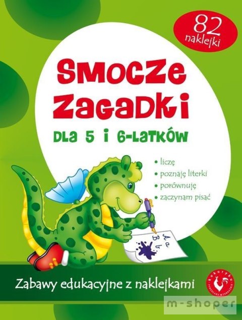 Smocze zagadki - Zabawy edukacyjne z naklejkami