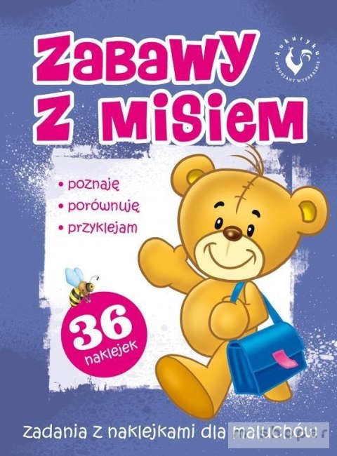 Zabawy z misiem - Zadania z naklejkami