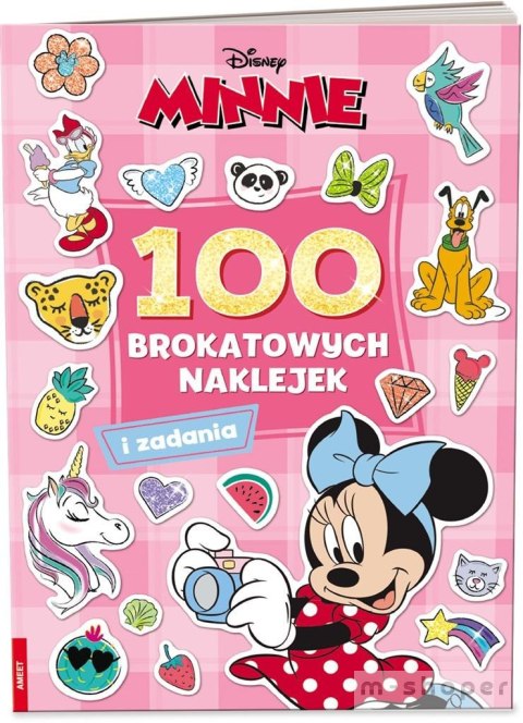 Minnie. 100 brokatowych naklejek