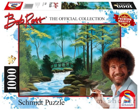 Puzzle 1000 Bob Ross, Samotny most