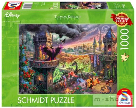 Puzzle 1000 Thomas Kinkade, Czarownica Disney