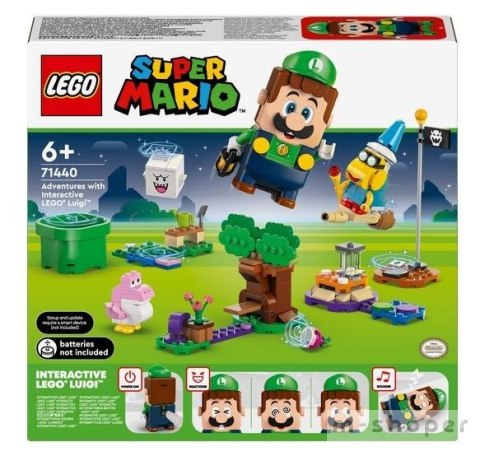 LEGO(R) SUPER MARIO 71440 Przygody z figurką Luigi