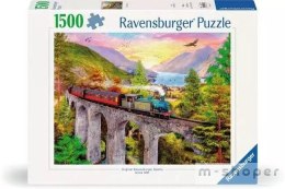 Puzzle 1500 Jesienna przejażdżka pociągiem