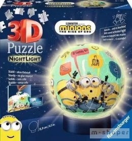 Puzzle 3D Świecąca kula: Minionki