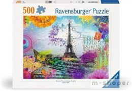 Puzzle 500 Pocztówka z Paryża