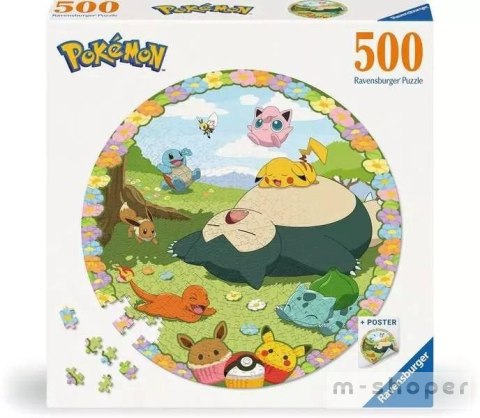 Puzzle 500 Pokemon Postacie