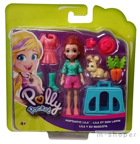 Polly Pocket. Lila z króliczkiem + akcesoria GDM11