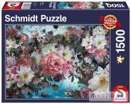 Puzzle 1500 Kwiaty pod wodą