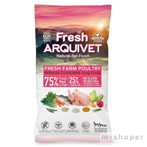 [n] PRÓBKA ARQUIVET FRESH Półwilgotna karma dla psa kurczak i ryba oceaniczna 100 g