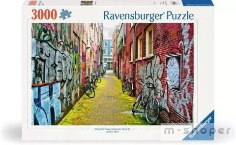 Puzzle 3000 Ulice Amsterdamu