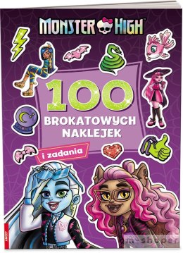 Monster High. 100 brokatowych naklejek