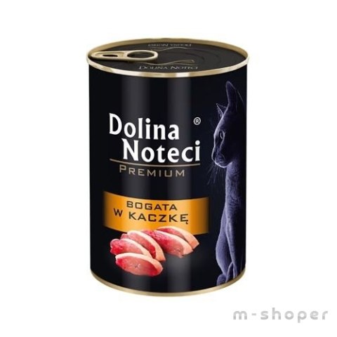 DOLINA NOTECI Premium bogata w kaczkę - mokra karma dla kota - 400g