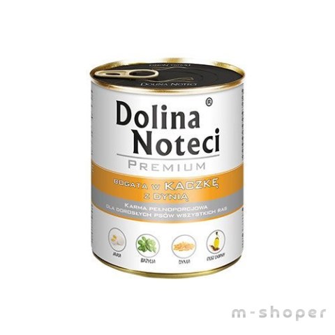 Dolina Noteci Premium bogata w kaczkę z dynią 800g