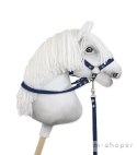 Wodze dla konia Hobby Horse - granatowe