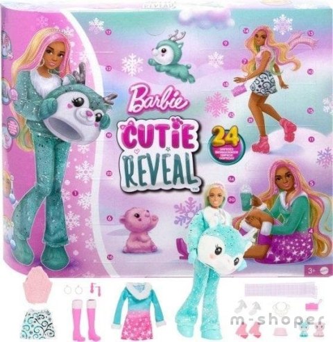 Barbie Cutie Reveal Kalendarz adwentowy HJX76