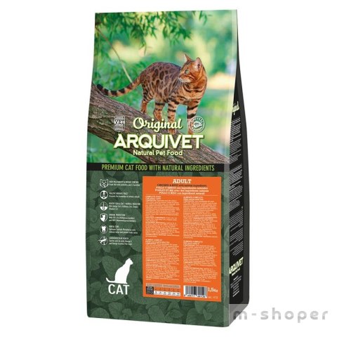 ARQUIVET CAT Original dla kotów dorosłych z kurczakiem 1,5 kg