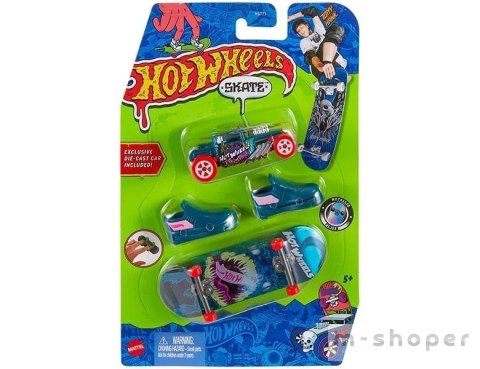 Hot Wheels Skate Deskorolka + buty + auto HGT73