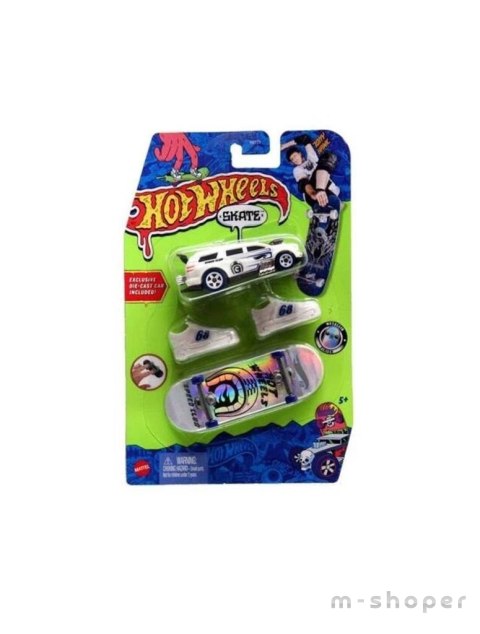 Hot Wheels Skate Deskorolka + buty + auto HGT77