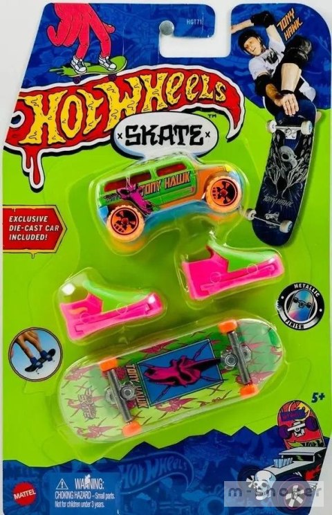 Hot Wheels Skate Deskorolka + buty + auto HNG65