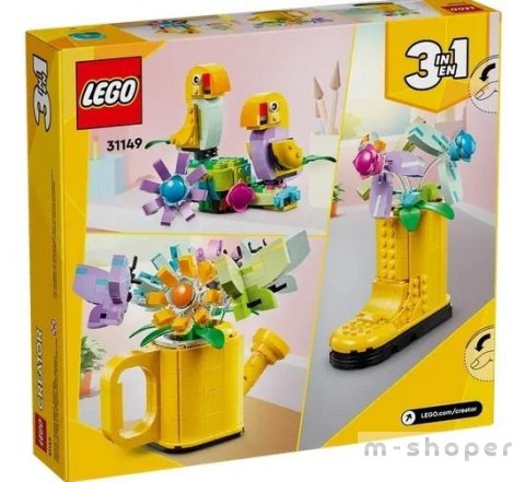 LEGO(R) CREATOR 31149 (4szt) Kwiaty w konewce