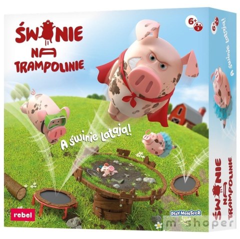 Świnie na trampolinie