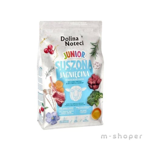 Dolina Noteci Premium JUNIOR karma suszona jagnięcina 4 kg