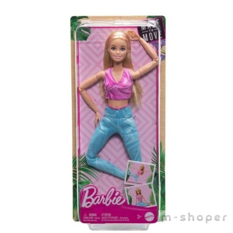 Barbie. Lalka Made to Move Blond włosy