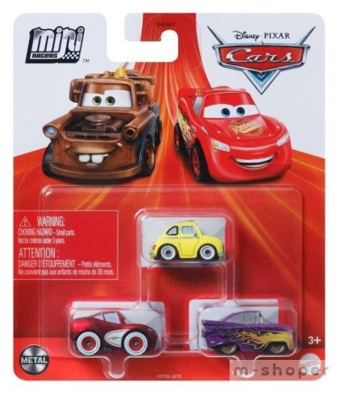 Cars. Mikroauto 3szt HXY64