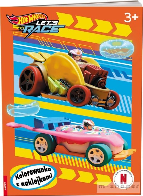 Hot Wheels. Kolorowanka z Naklejkami