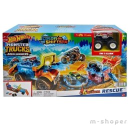 Hot Wheels Monster Trucks Na ratunek zmiana koloru