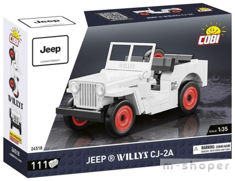 Jeep Willys CJ-2A biały