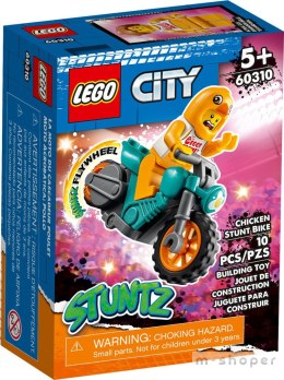 LEGO 60310 City Motocykl kaskaderski z kurczakiem