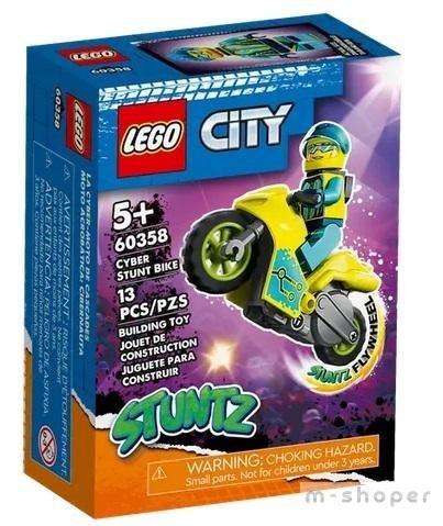 LEGO(R) CITY 60358 (5szt) Cybermotocykl kaskaderski