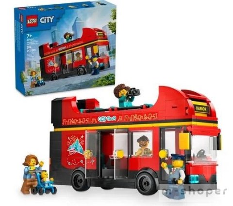 LEGO(R) CITY 60407 (5szt) Autokar czerwony piętrowy