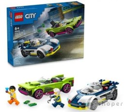 LEGO(R) CITY 60415 (6szt) Pościg radiowozu za muscle