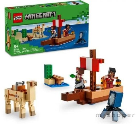 LEGO(R) MINECRAFT 21259 (4szt) Rejs statkiem pirack