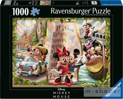 Puzzle 1000 Disney Classics Wakacje Miki i Mini