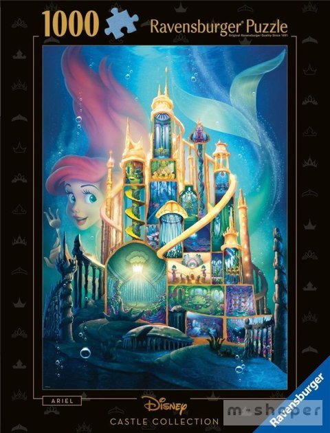 Puzzle 1000 Disney kolekcja Arielka