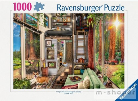 Puzzle 1000 Domek w lesie