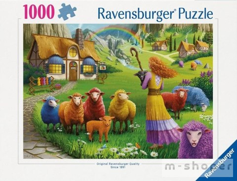 Puzzle 1000 Kolorowa wełna