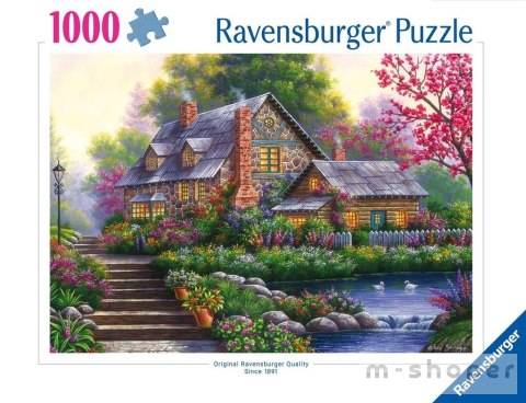 Puzzle 1000 Romantyczny domek na wsi