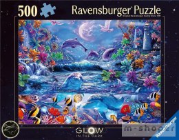 Puzzle 2D 500 Świecące - Magiczny świat