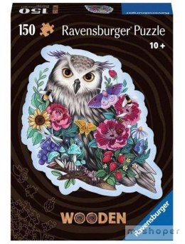 Puzzle drewniane 150 Sowa