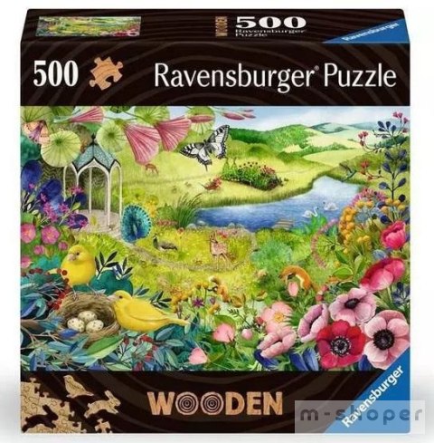 Puzzle drewniane 500 Dziki ogród