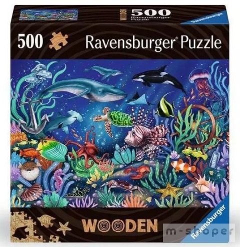 Puzzle drewniane 500 Podwodny świat