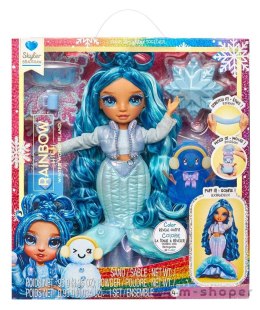 Rainbow High Winter Wonderland Doll- Skyler (Blue)