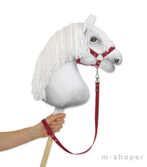 Uwiąz dla Hobby Horse z taśmy - bordowy