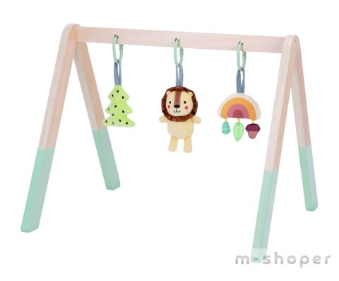 TOOKY TOY Baby Gym Stojak Edukacyjny Gimnastyczny 3 Zawieszki