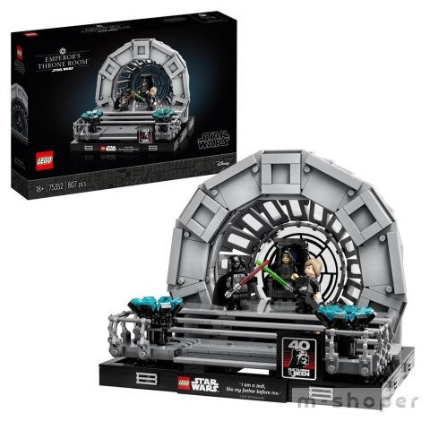 LEGO(R) STAR WARS 75352 (3szt) Diorama: Sala tronowa