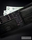 Poręczny, składany portfel męski ze skóry naturalnej, RFID - Pierre Cardin